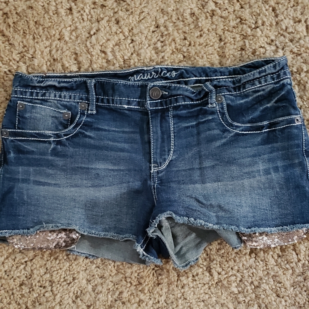 Bling Jean shorts